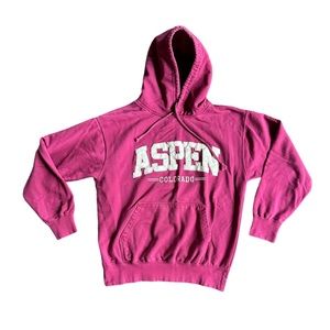 Vintage Aspen Colorado Womens Size Medium Hoodie